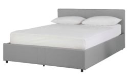 Hygena - Chapton Grey Ottoman - Bed Frame - Small - Double
